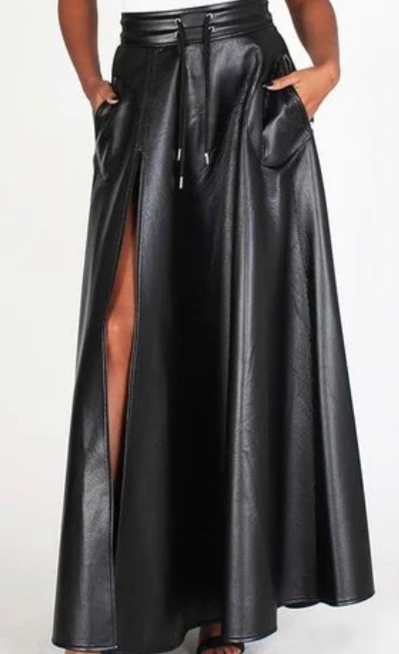 Sleek & Versatile Long Skirt - Fashionable and Functional