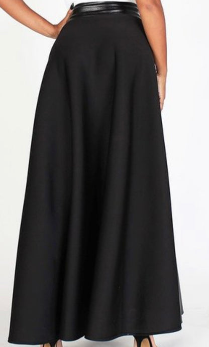 Sleek & Versatile Long Skirt